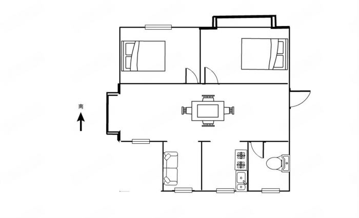 越江新村 3室2厅1卫 111m&sup2;