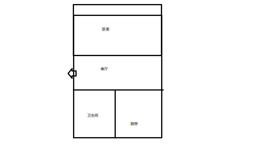 紫东花苑 1室1厅1卫 51m&sup2;