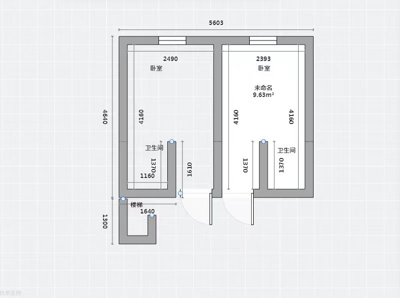 北城一品 2室1厅1卫 106m&sup2;