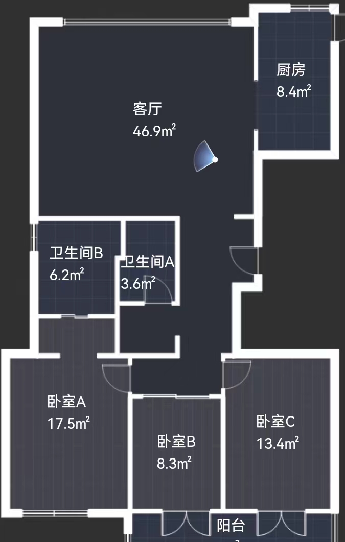新瑞文化翡翠园 3室2厅2卫 145m&sup2;