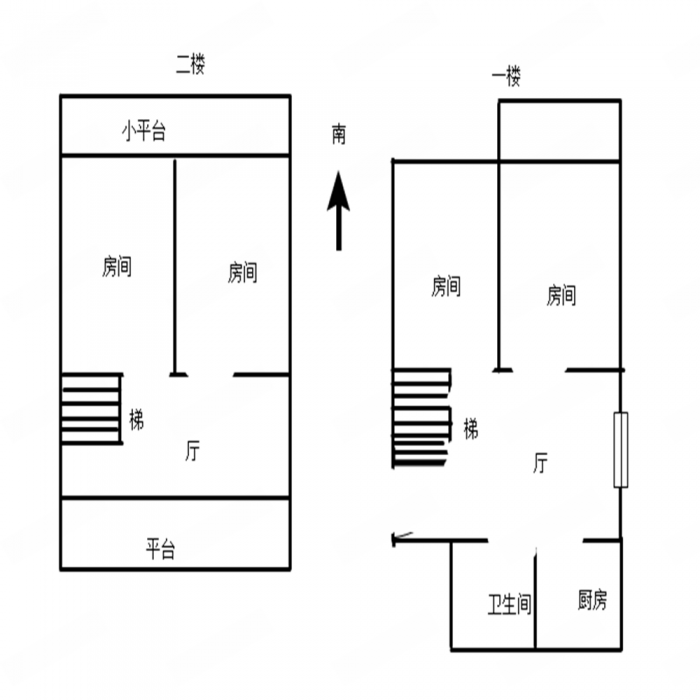 城港花苑西区 4室2厅1卫 122m&sup2;