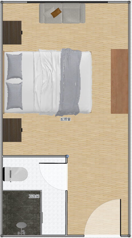 南川园新村 1室0厅1卫 30m&sup2;