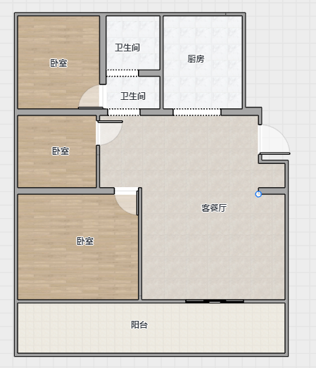 金欣佳园B区 3室2厅1卫 105m&sup2;