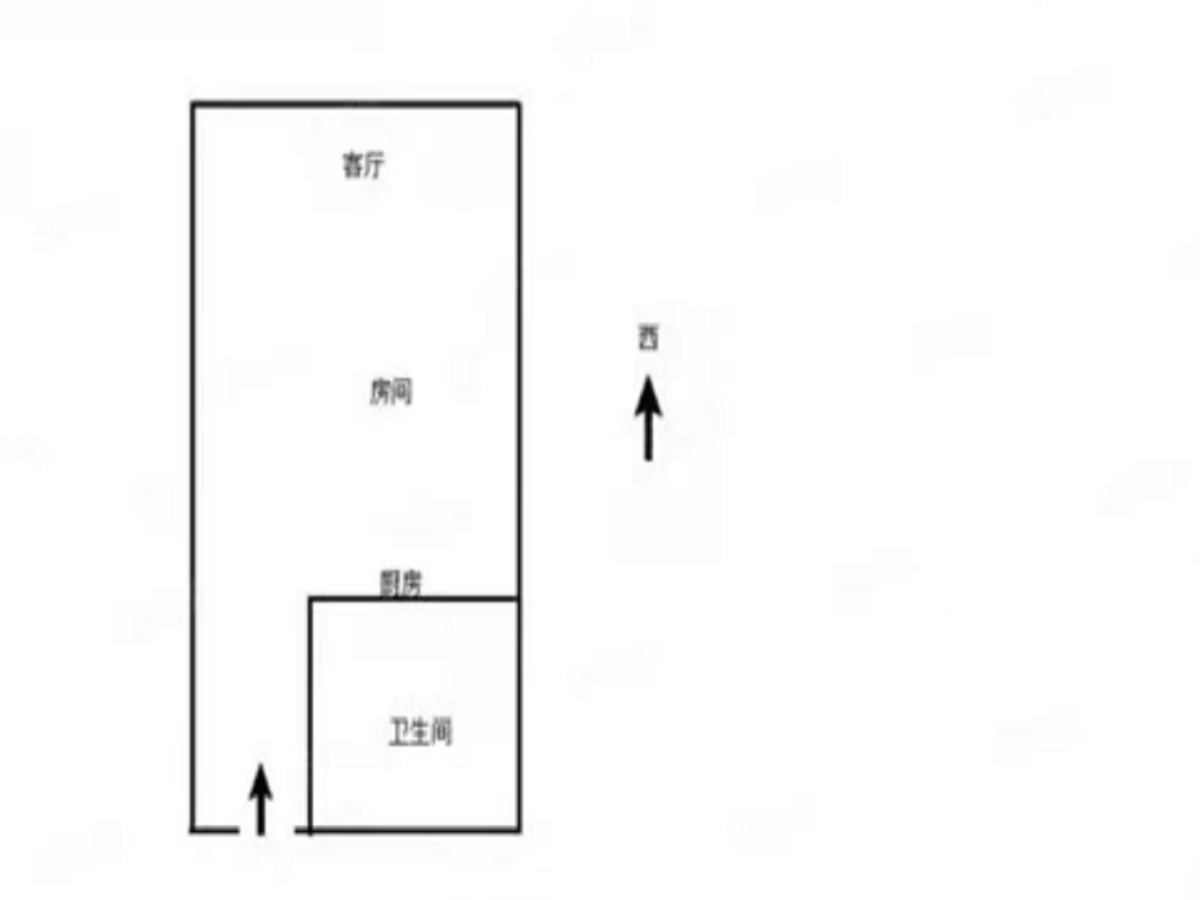 圆融嘉悦阁 1室1厅1卫 60m&sup2;