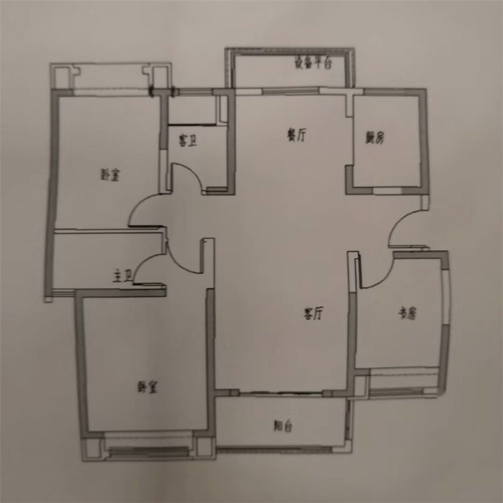 滨江丽都桥语 3室2厅2卫 128m&sup2;