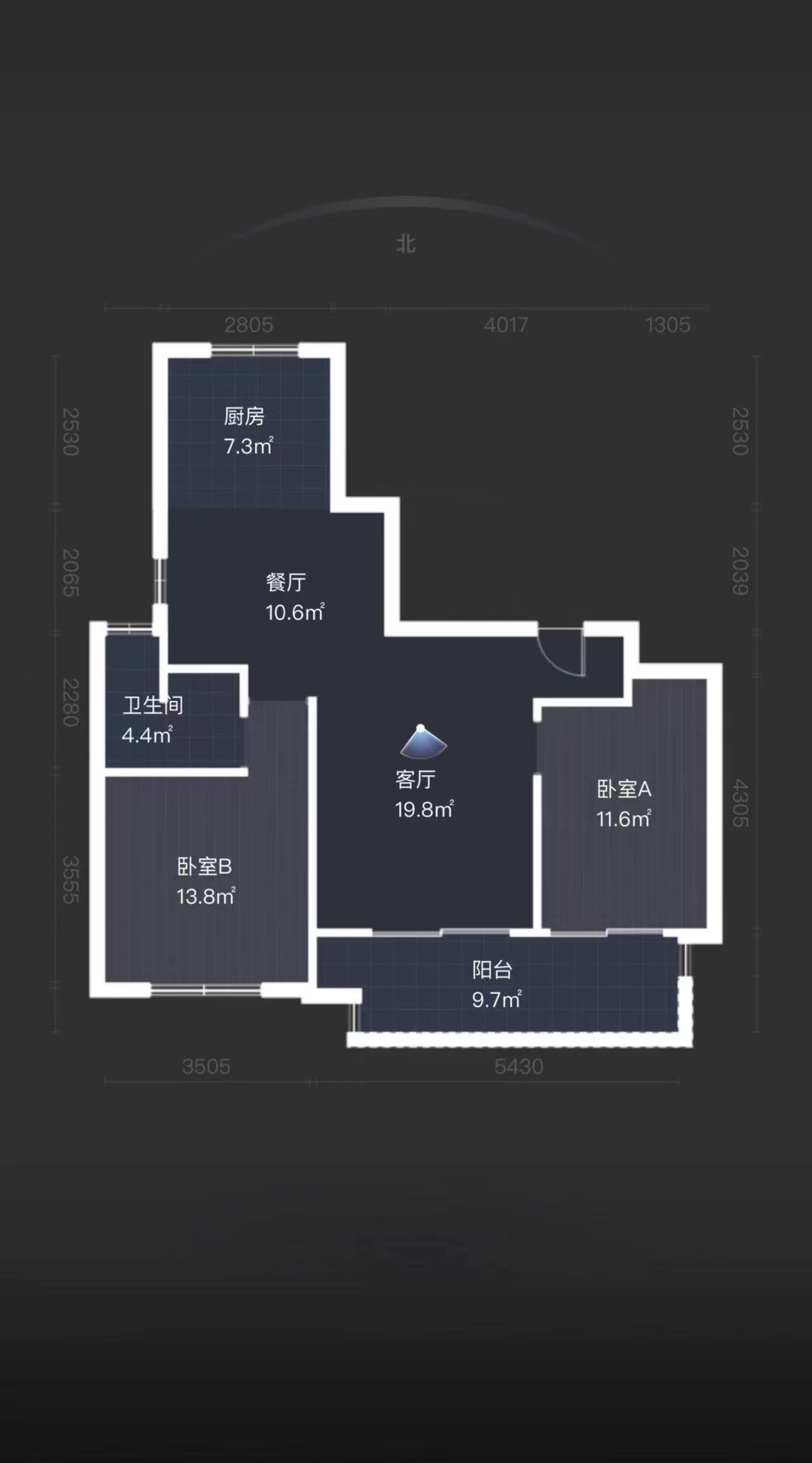 佳源都市 3室2厅1卫 100m&sup2;
