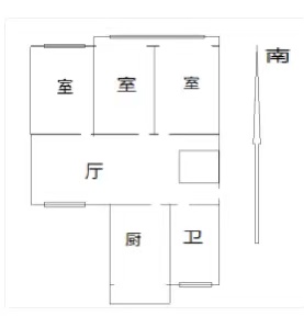 龙湖佳苑 3室2厅1卫 130m&sup2;