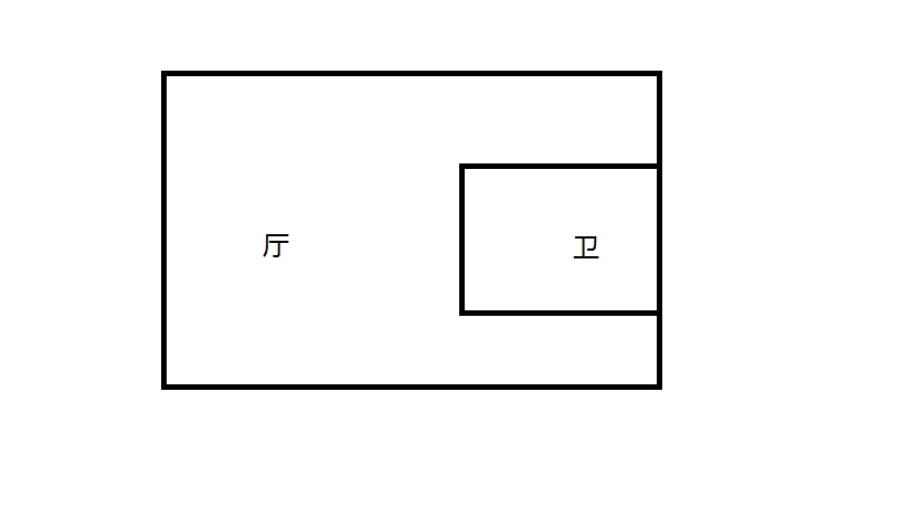 天空之城 1室1厅1卫 45m&sup2;