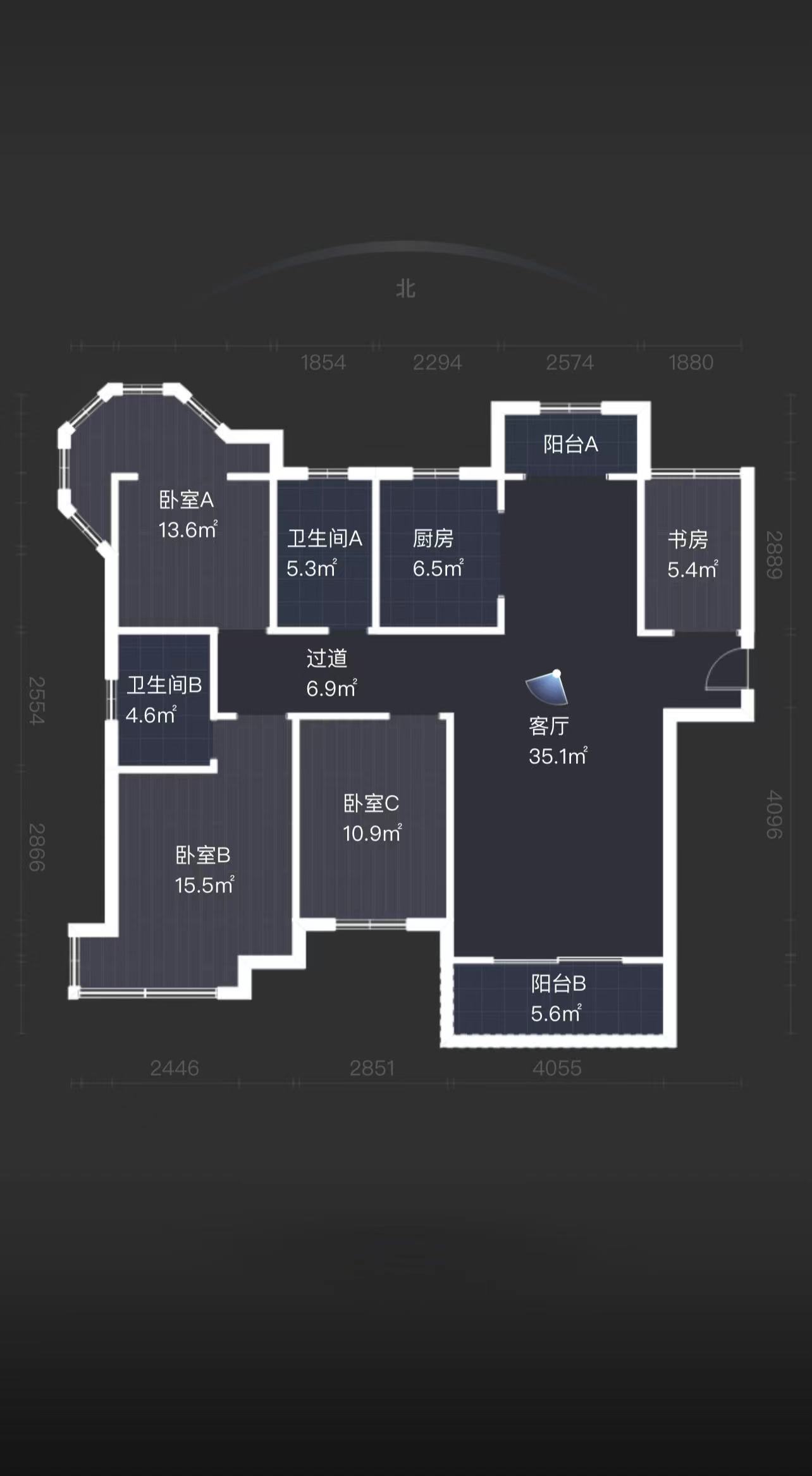 湖滨华庭 4室2厅2卫 146m&sup2;