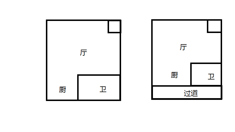 天空之城 1室1厅1卫 64m&sup2;