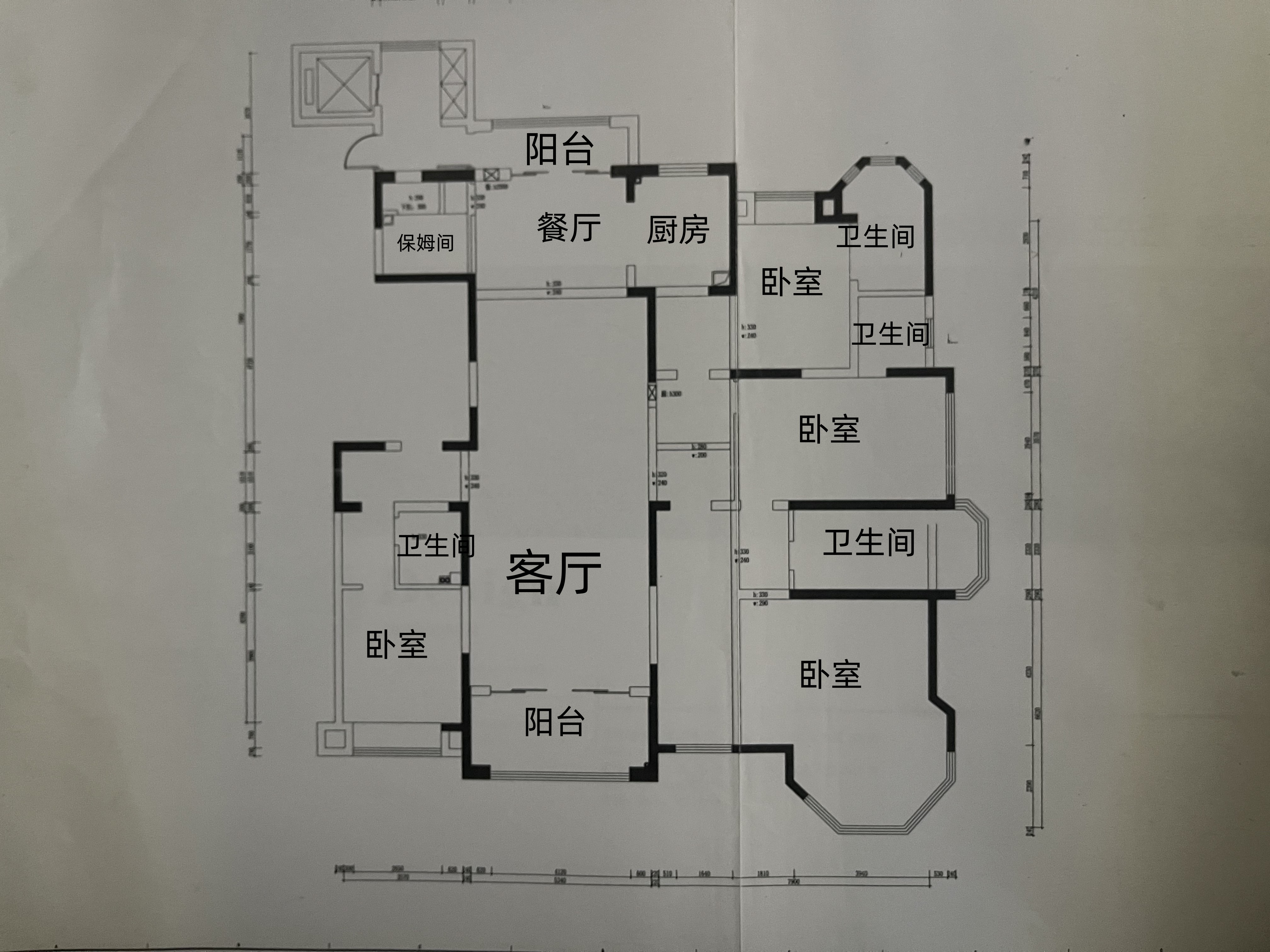 中南世纪花城三期 6室2厅3卫 600m&sup2;