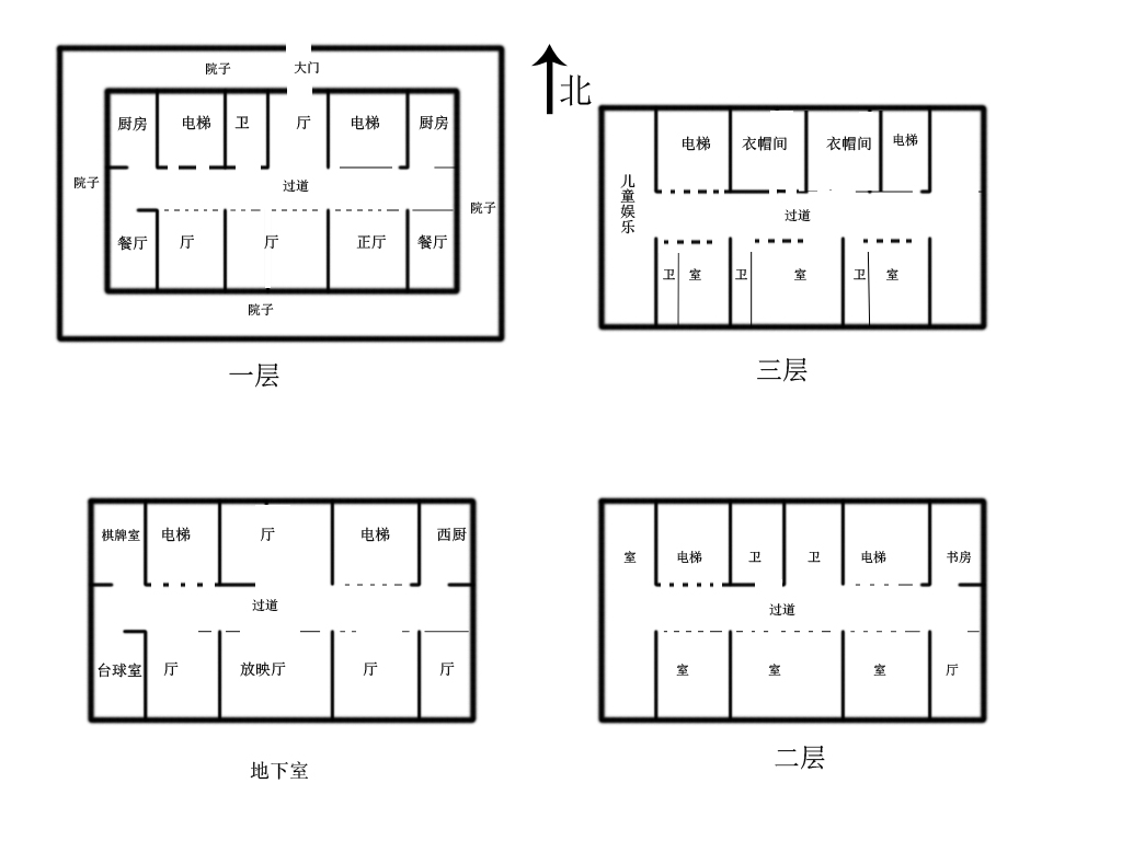 崇川星光域 5室2厅2卫 372m²