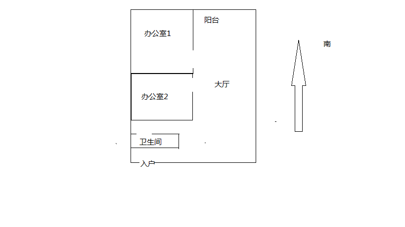 太阳鑫城 2室1厅1卫 100.00m&sup2;