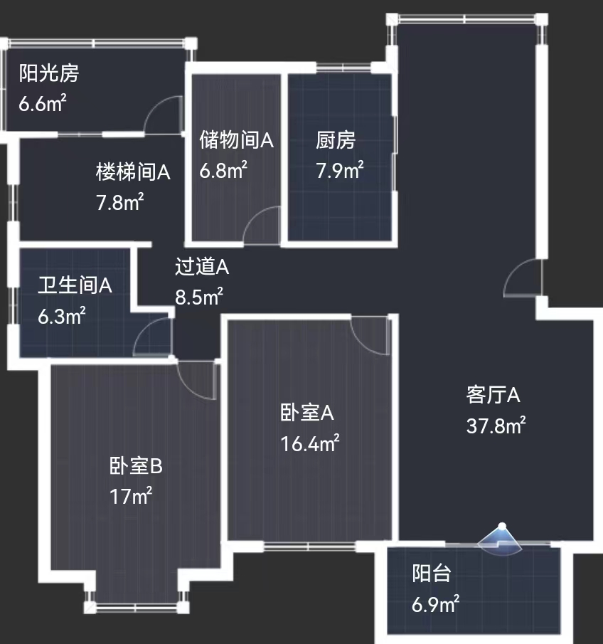 金桥人家 4室2厅2卫 223m&sup2;
