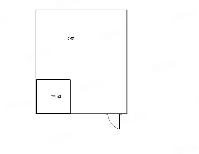 皇都尚品 1室1厅1卫 36m&sup2;