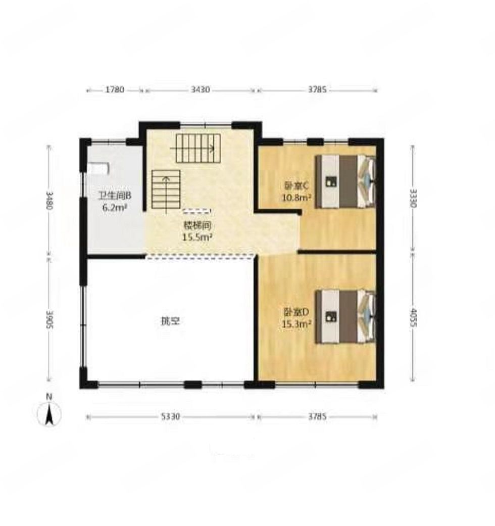 盛和九里香堤二期 6室3厅5卫 400.00m&sup2;