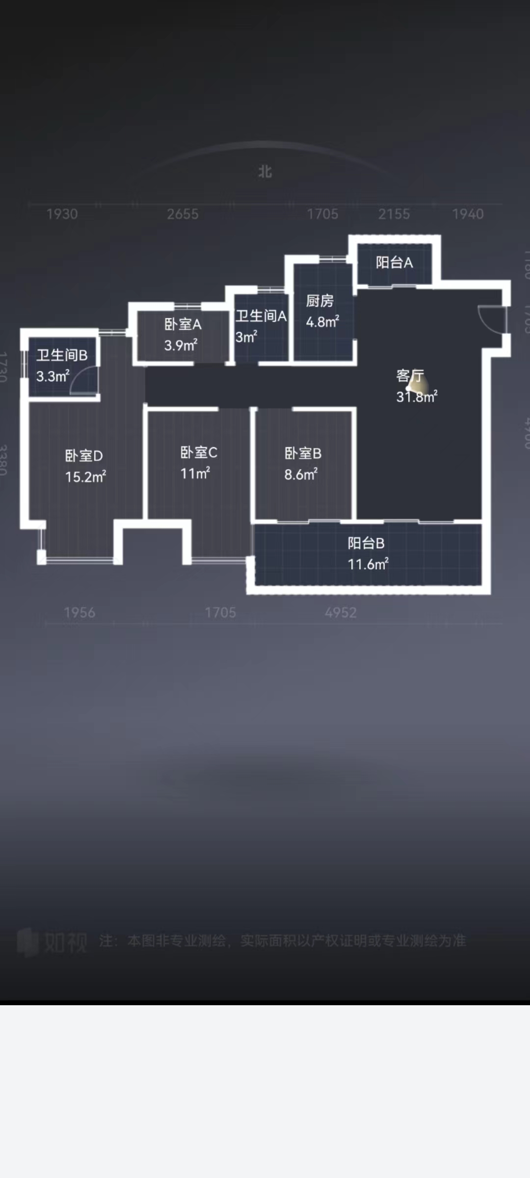 佳源都市 3室2厅2卫 129m&sup2;