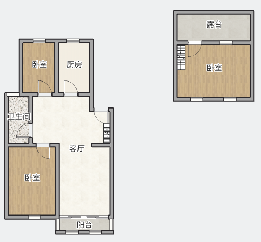 锦安花园一期 3室1厅1卫 92m&sup2;