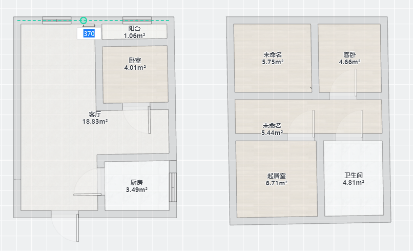 鸿运大厦 3室1厅2卫 120m&sup2;