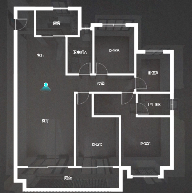 紫御四季 4室2厅2卫 133m&sup2;