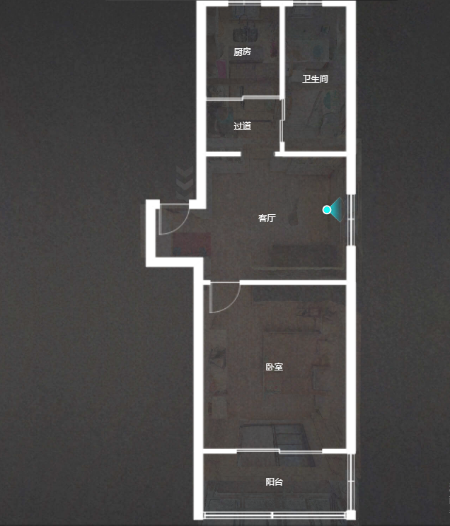虹南花苑 2室1厅1卫 75.80m&sup2;