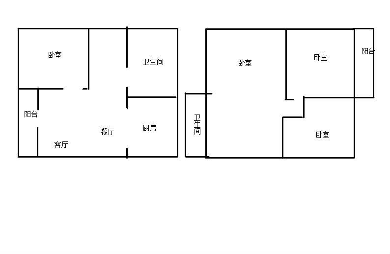 虹桥新苑 4室2厅2卫 130m&sup2;