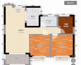 中南熙悦(南通经济技术开发区) 3室1厅1卫 99m&sup2;