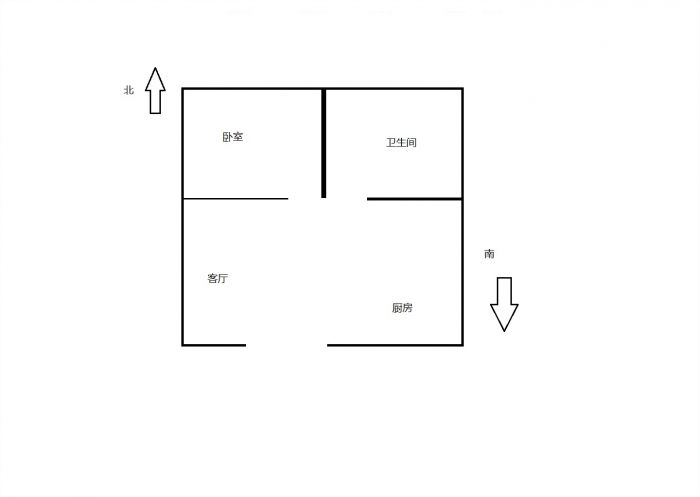 东晖花园 1室1厅1卫 14m²