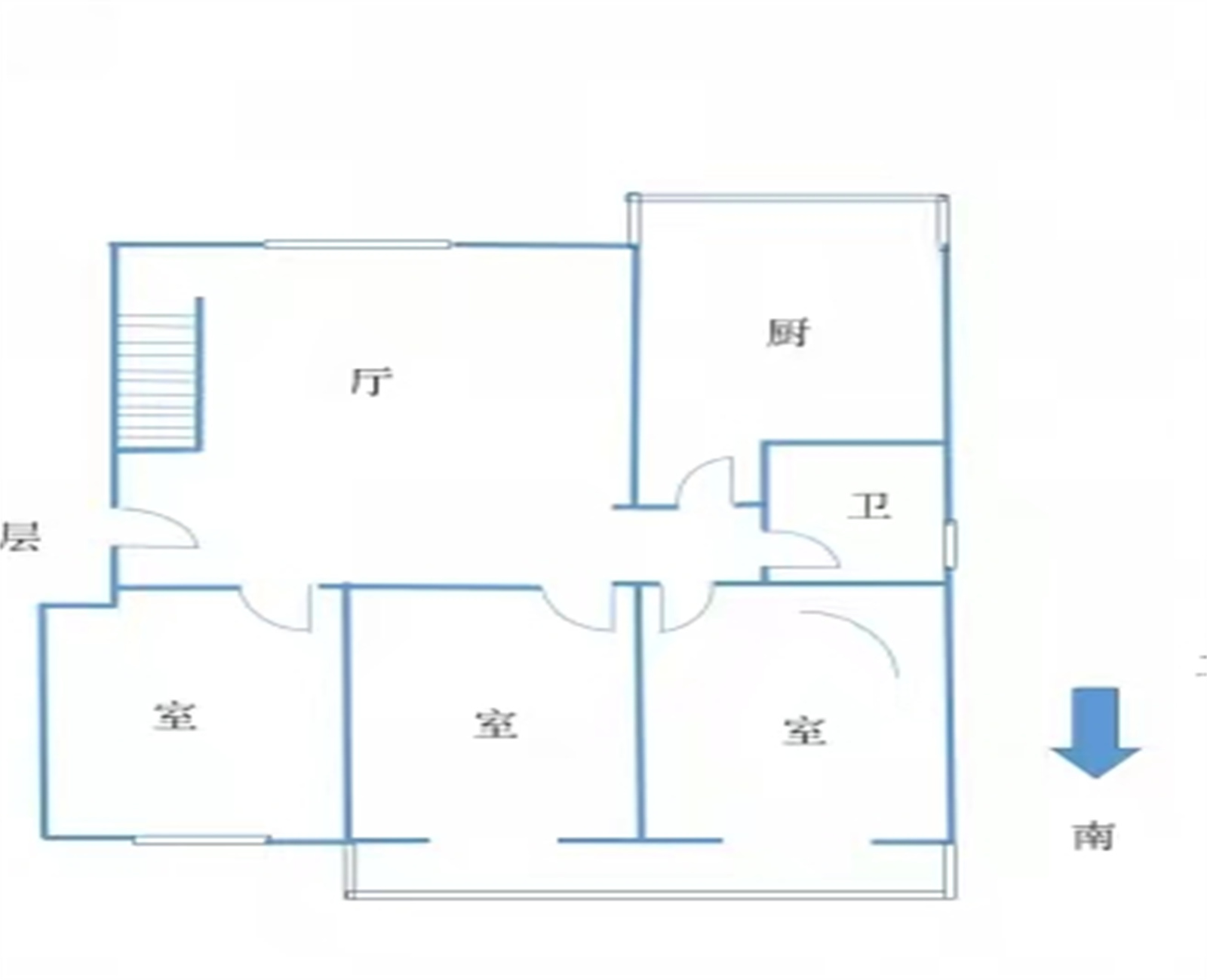 学田南苑 3室1厅1卫 100m&sup2;