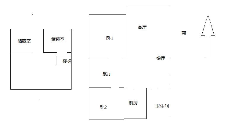 外滩小区 2室1厅1卫 85m&sup2;