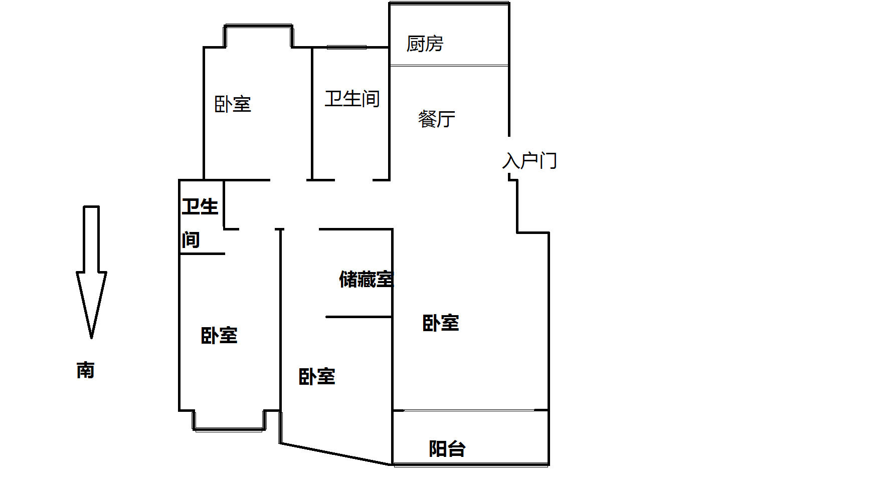 都市华城 3室2厅2卫 140.00m&sup2;