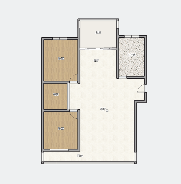 天馨花苑 3室1厅1卫 103.35m&sup2;