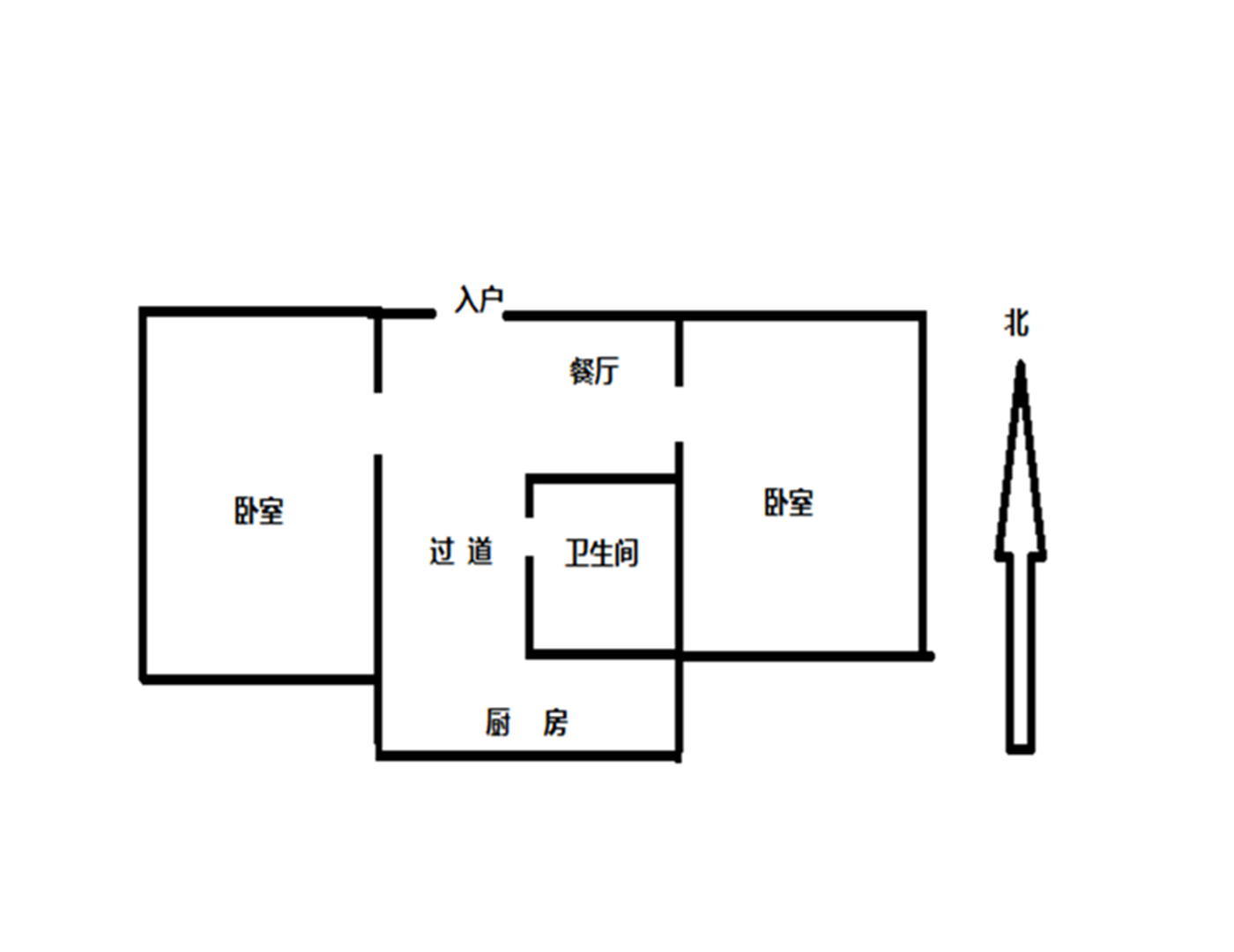 虹桥新村(朝霞路) 2室1厅1卫 56m&sup2;