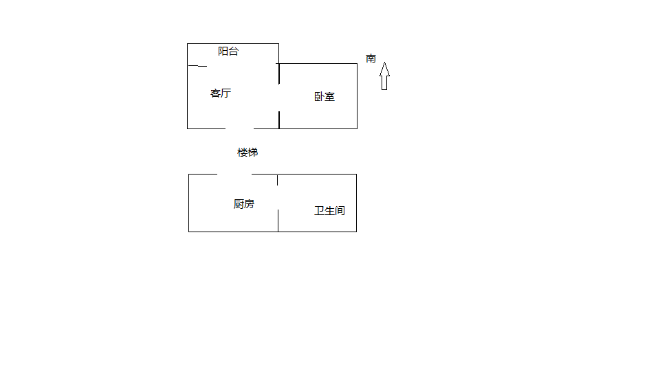 新建路新村（新建花苑） 1室1厅1卫 40.17m&sup2;