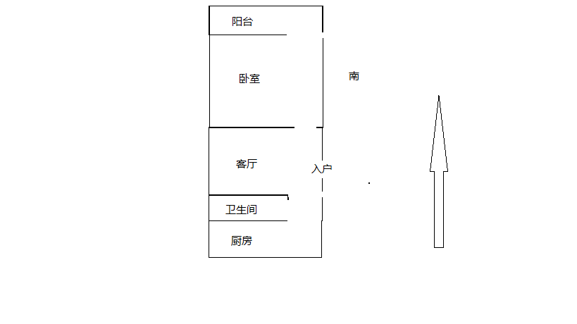 锦安花园 1室1厅1卫 63m&sup2;