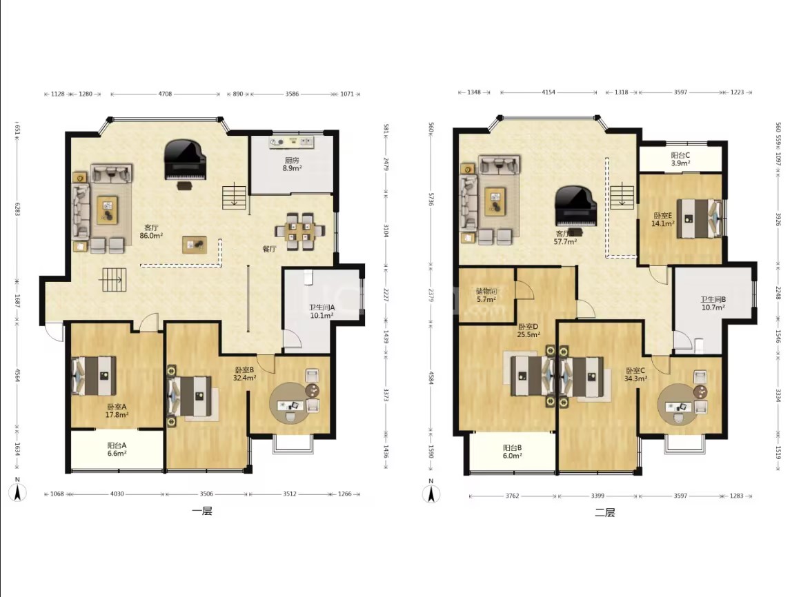 星源佳苑 8室4厅2卫 368.00m&sup2;
