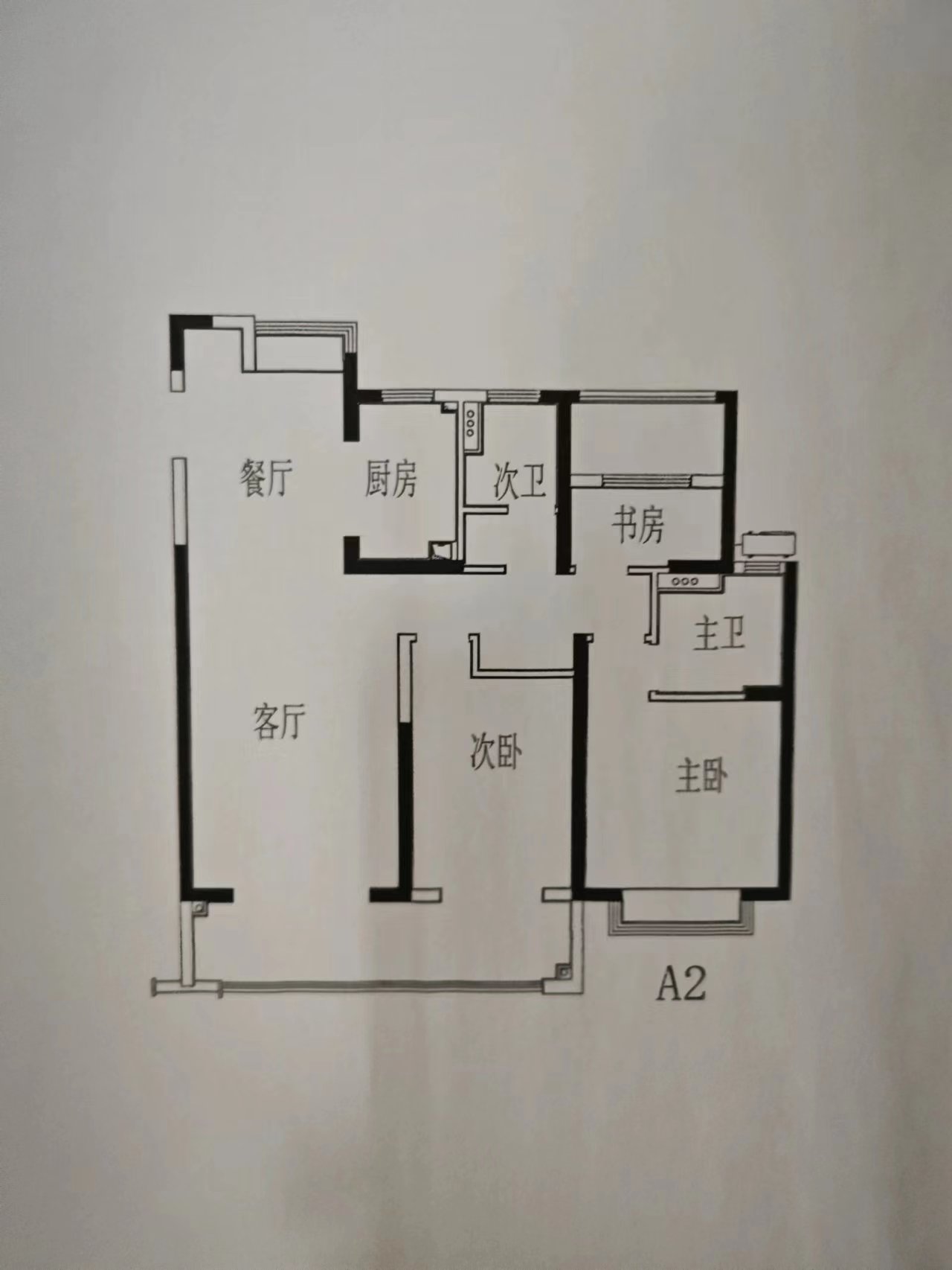 时光漫城 3室2厅2卫 125m&sup2;