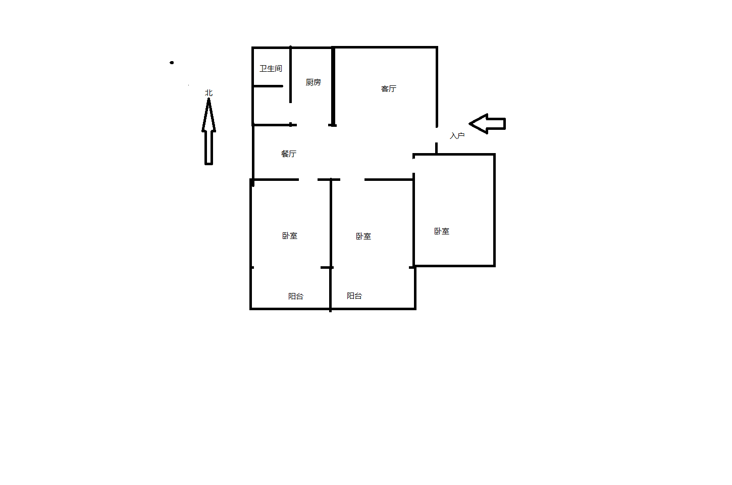 将军一园 2室1厅1卫 63.00m&sup2;