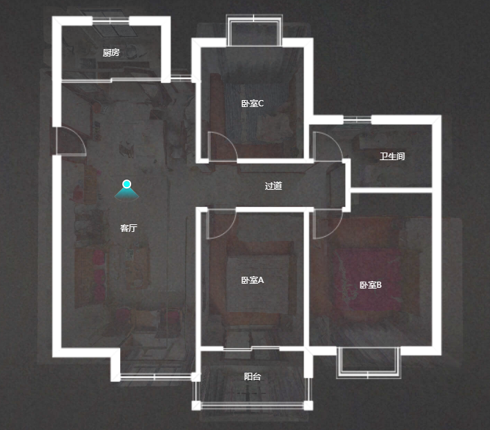 翰铂府北区 3室2厅2卫 108.35m&sup2;