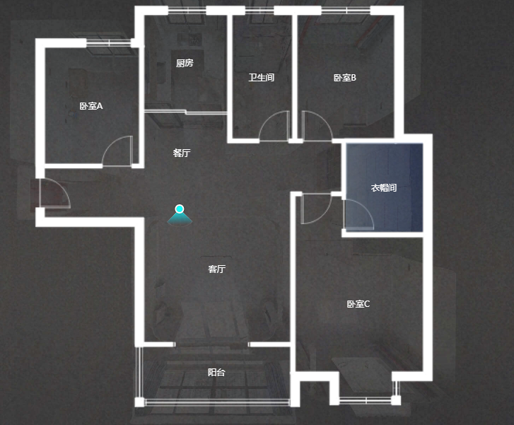 翰铂府北区 3室2厅1卫 110m&sup2;