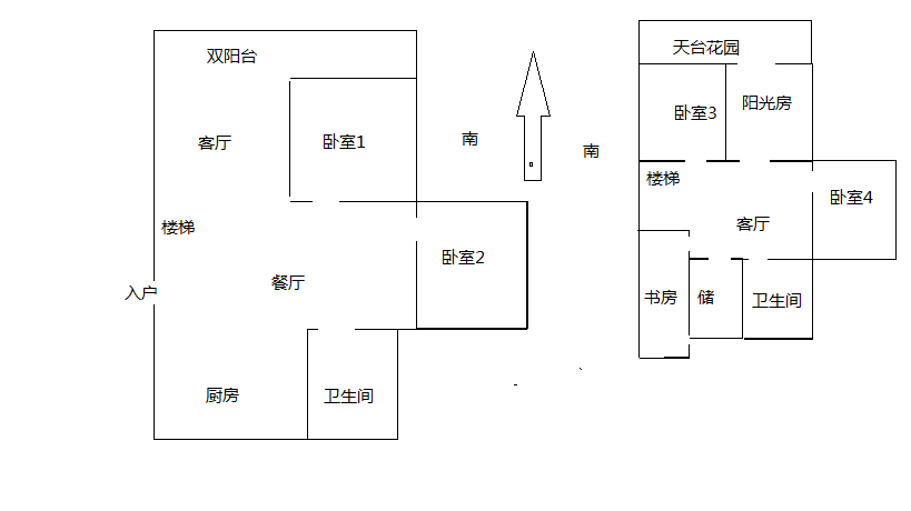 凯旋花园 3室2厅2卫 113.09m&sup2;