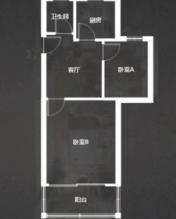姚港路33号 1室1厅1卫 47m&sup2;