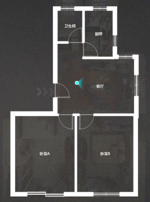 濠东路51号小区 2室1厅1卫 67.12m&sup2;