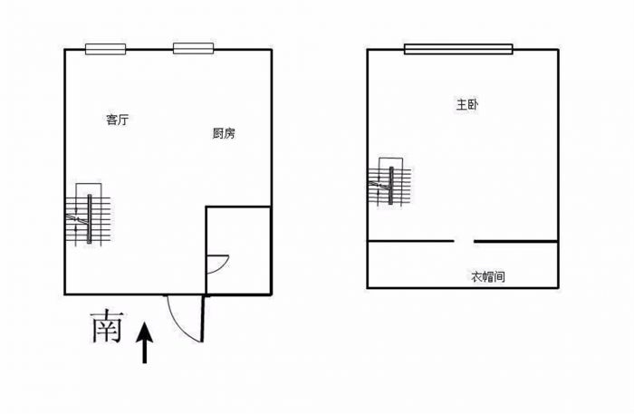 绿洲国际商务公馆C 2室1厅1卫 46.00m&sup2;