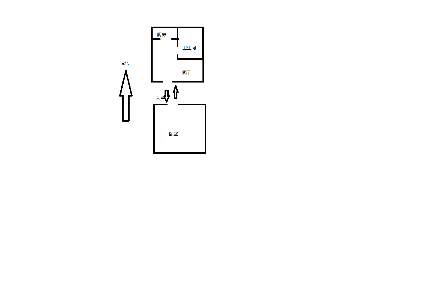 新建路新村(新建花苑) 1室1厅1卫 41.00m&sup2;