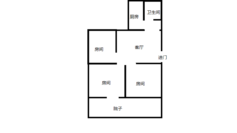 城港新村 3室1厅1卫 73.06m&sup2;