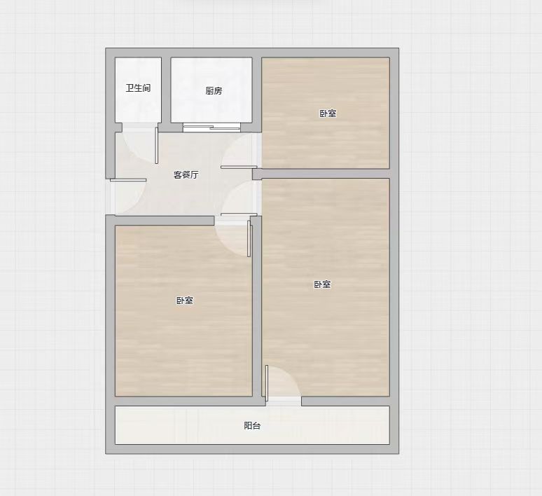 市委新村 3室1厅1卫 78m&sup2;