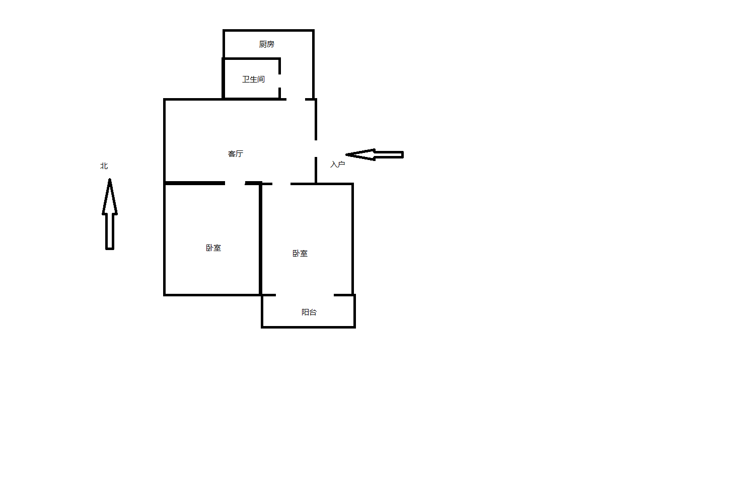 世纪园 2室1厅1卫 66.7m&sup2;