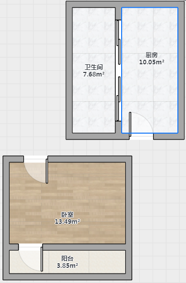 北濠桥东村 1室1厅1卫 29.6m&sup2;