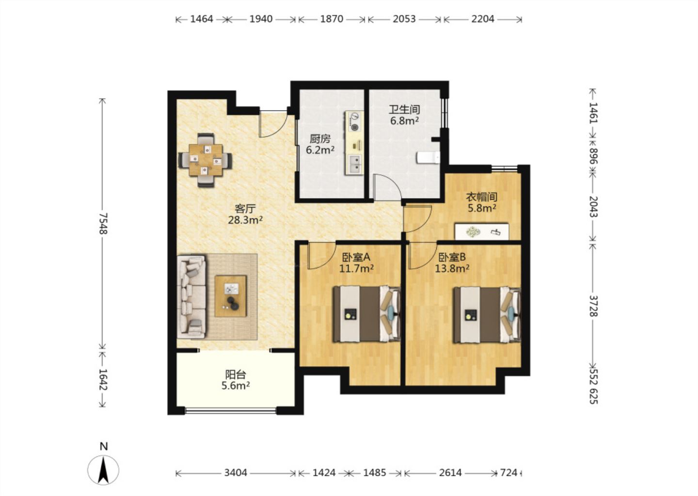 保利香槟国际 0室0厅0卫 99.00m&sup2;